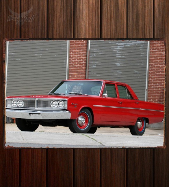 Металлическая табличка Dodge Coronet Deluxe 426 Hemi 4-door Sedan Металлическая табличка Dodge Coronet Deluxe 426 Hemi 4-door Sedan